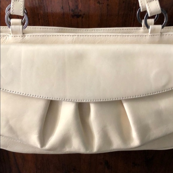 PLY Shoulder Bag in Cream/Ivory Leather NWOT - Picture 3 of 8